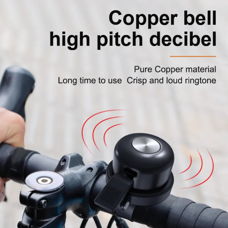 Anti-Theft Copper Bike Bell with MFI Find My Smart Tag