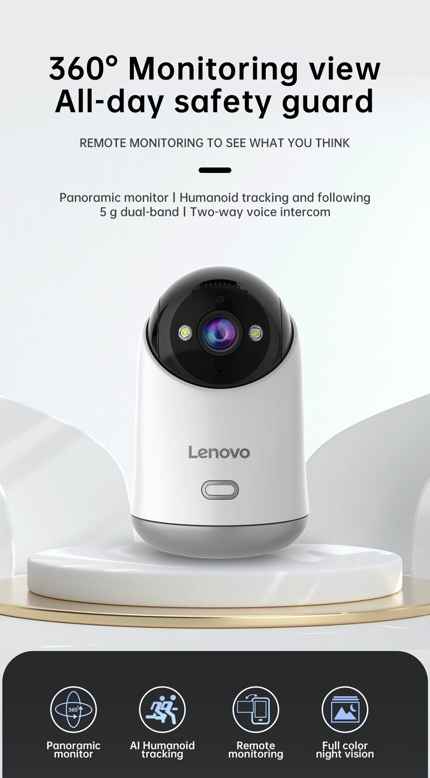 Lenovo 3MP WiFi Smart Camera