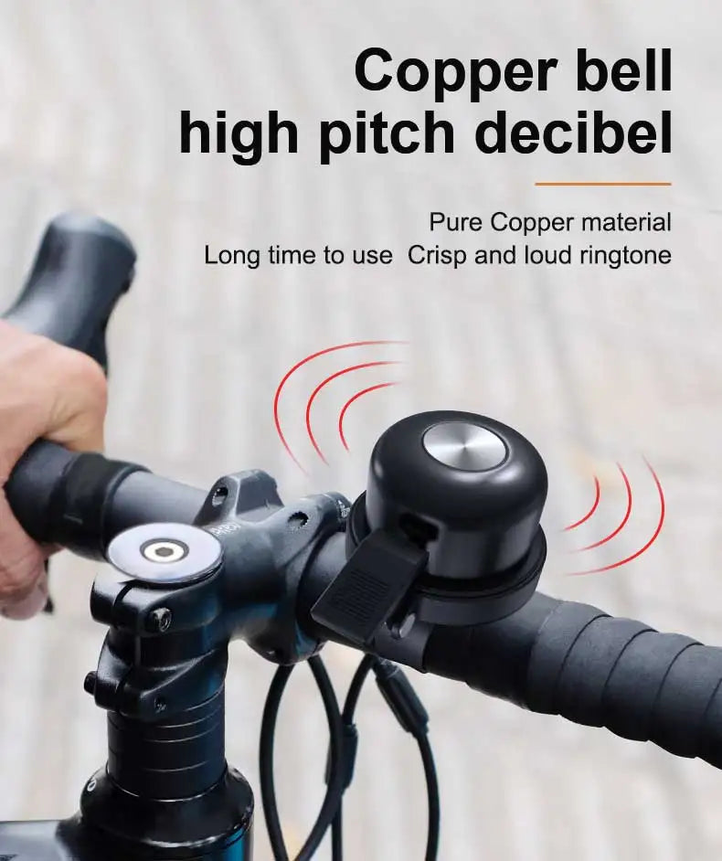 Anti-Theft Copper Bike Bell with MFI Find My Smart Tag