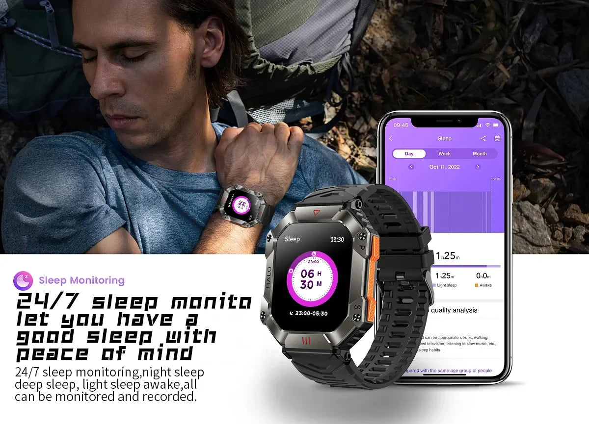 Sports Smartwatch Complete Monitoring 🏃‍♂️💓