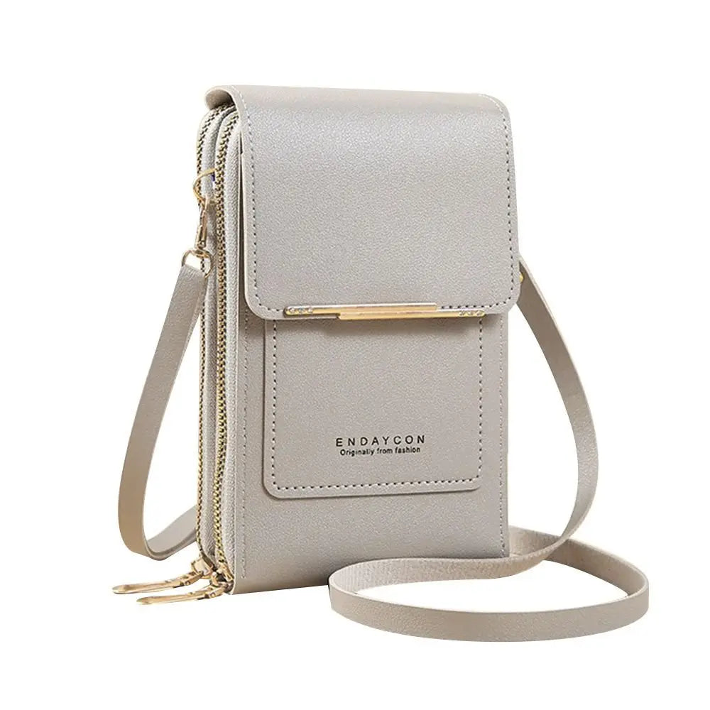 Women's Anti-Theft Leather Crossbody Bag