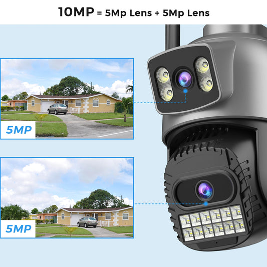 Dual Lens 5K WiFi PTZ Camera