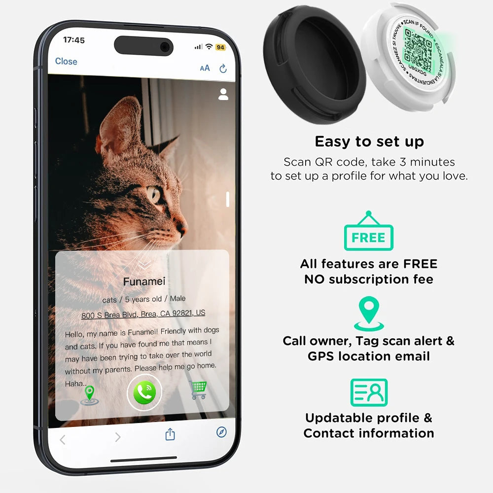 GPS Tracker  for Cats and Pets