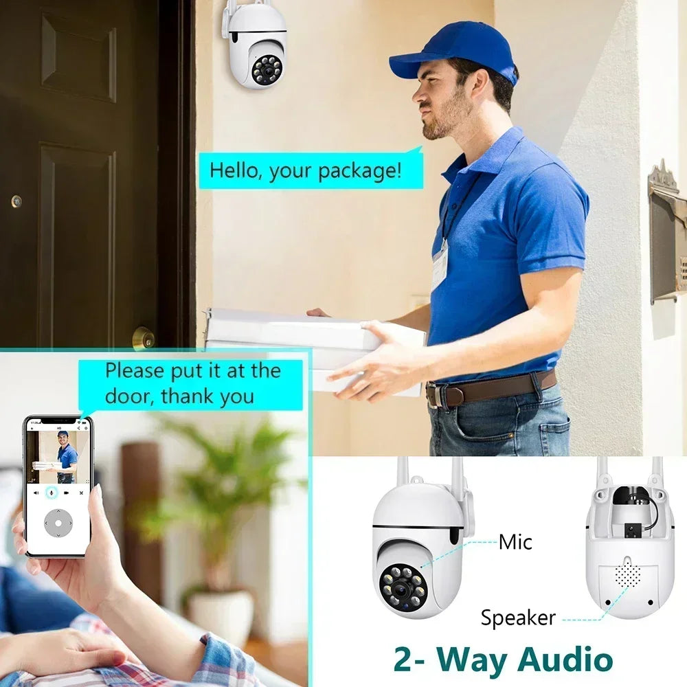 Outdoor Security Camera  with Alarm