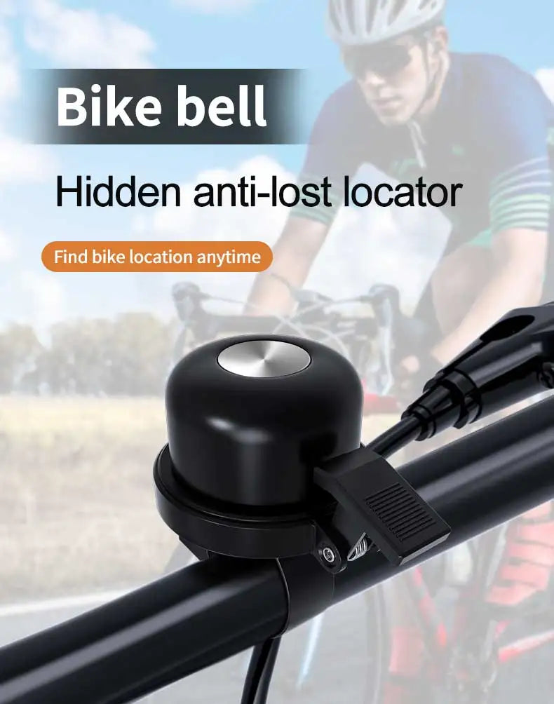 Anti-Theft Copper Bike Bell with MFI Find My Smart Tag