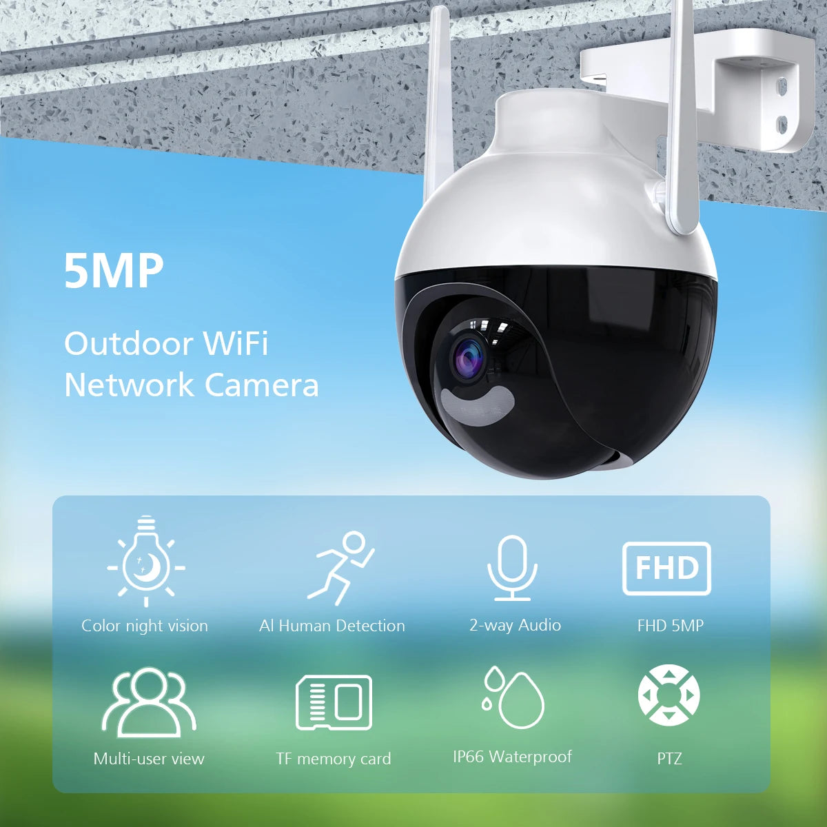 Wireless Outdoor SecurityCamera