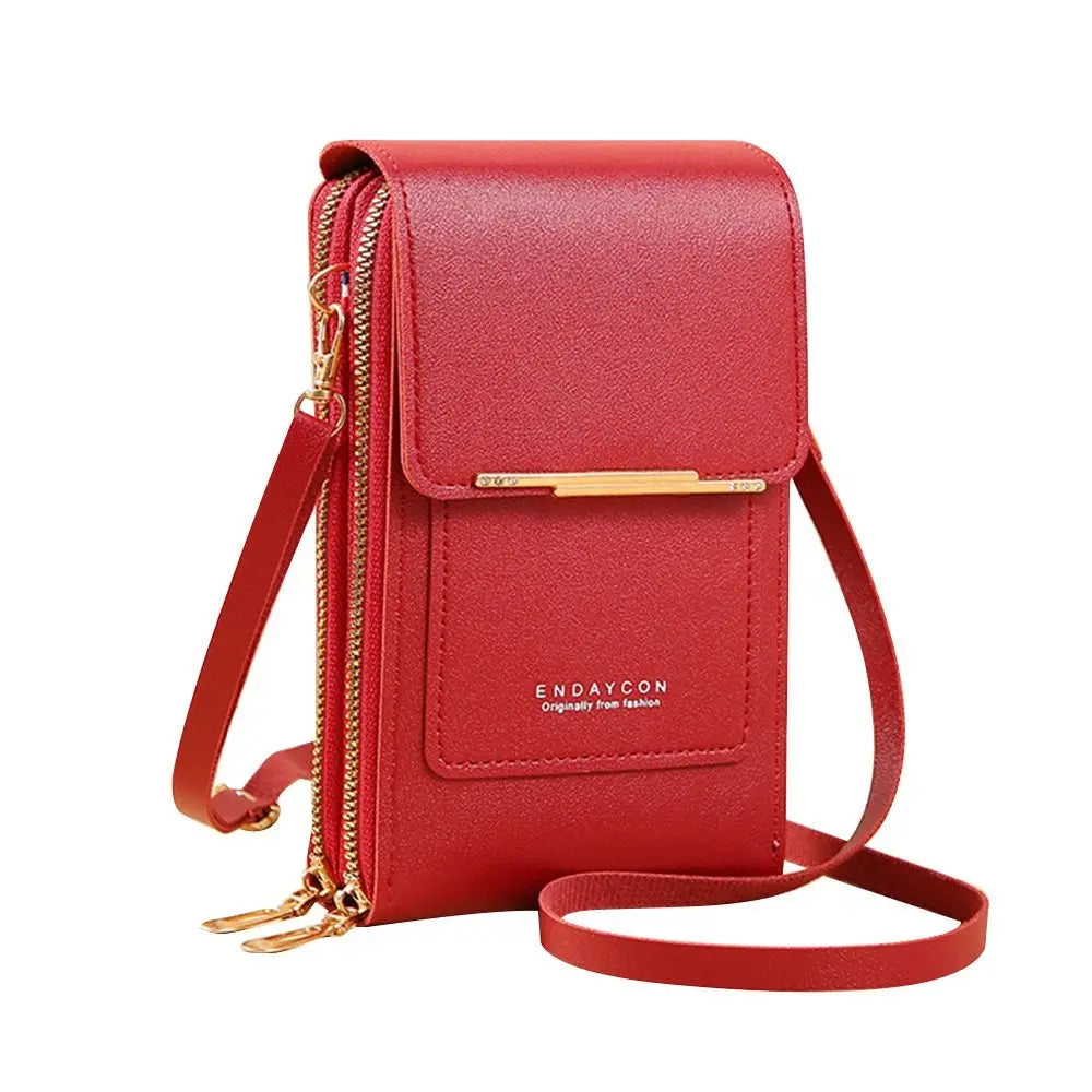 Women's Anti-Theft Leather Crossbody Bag