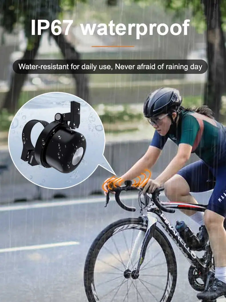 Anti-Theft Copper Bike Bell with MFI Find My Smart Tag